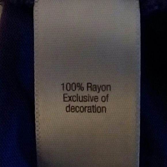 Jennifer Lopez Purple Faux Wrap Knot Top - Picture 3 of 4